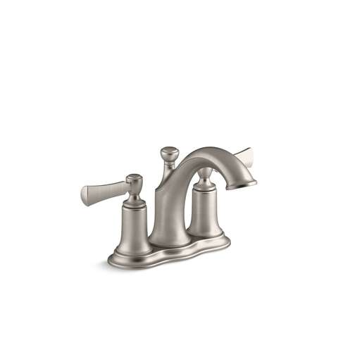 Kohler Brushed Nickel Traditional Bathroom Faucet 4 in.