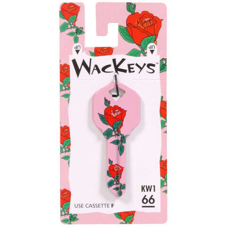 HILLMAN Wackey Roses House/Office Universal Key Blank KW1 Single, Pack of 6