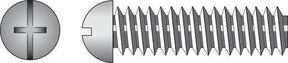 HILLMAN No. 8-32 X 2 in. L Combination Round Head Zinc-Plated Steel Machine Screws 100 pk