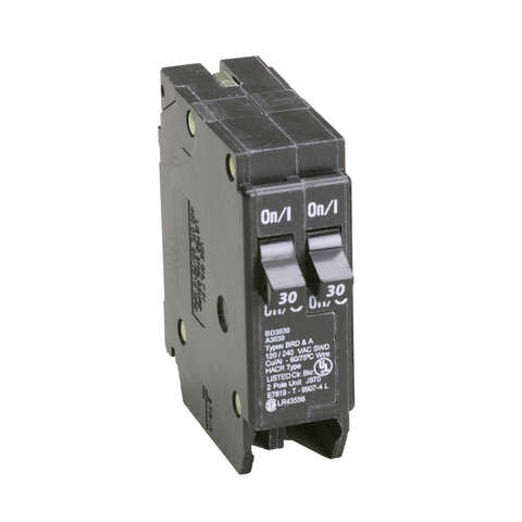 Eaton Cutler-Hammer 30/30 amps Tandem 2-Pole Circuit Breaker