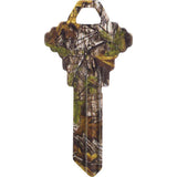 HILLMAN RealTree Green House/Office Universal Key Blank SC1 Single, Pack of 6