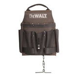 DeWalt 8 pocket Leather Electrician's Pouch Brown