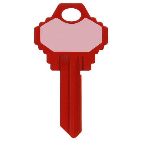 HILLMAN Write-On-It House/Padlock Universal Key Blank SC1 Single, Pack of 8