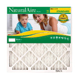 NaturalAire 21 in. W X 20 in. H X 1 in. D 8 MERV Pleated Air Filter 1 pk, Pack of 12