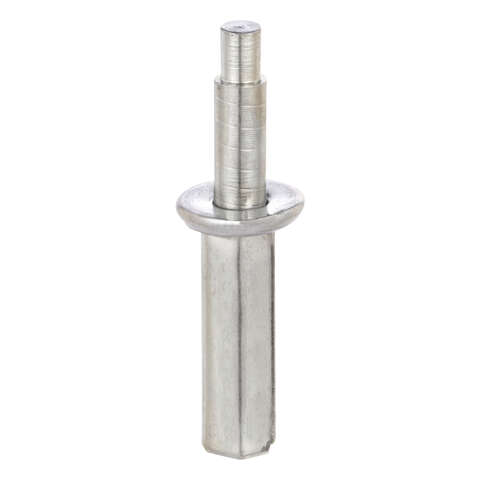 Barton Kramer 7/16 in. D X 2-9/16 in. L Mill Silver Steel Bi-fold Door Pivot 2 pk