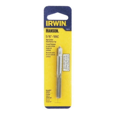 Irwin Hanson High Carbon Steel SAE Bottom Tap 5/16 in. 1 pc