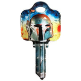 HILLMAN Star Wars Boba Fett House/Padlock Key Blank 68 SC1 Single For Schlage Locks, Pack of 5