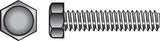 HILLMAN 3/8 in. D X 3 in. L Zinc Plated Steel Hex Tap Bolt 50 pk