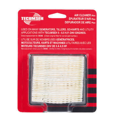 Tecumseh Small Engine Air Filter For Tecumseh 5 - 6.5 HP Engines
