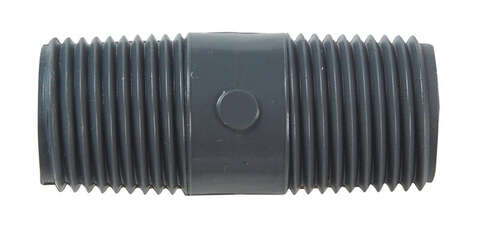 B&K Schedule 80 1/2 in. MIP X 1/2 in. D MIP PVC 2 in. Nipple 1 pk, Pack of 10
