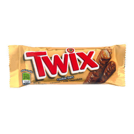 Twix Caramel, Milk Chocolate Cookie Bars 1.79 oz, Pack of 36