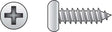 HILLMAN No. 12 X 1-1/4 in. L Phillips Pan Head Sheet Metal Screws 100 pk