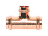 NIBCO 3/4 in. Press X 1/2 in. D Press Copper Tee 1 pk