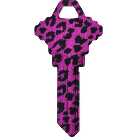 HILLMAN DIVA Leopard House/Office Universal Key Blank SC1 Single, Pack of 6