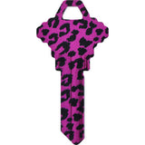 HILLMAN DIVA Leopard House/Office Universal Key Blank SC1 Single, Pack of 6