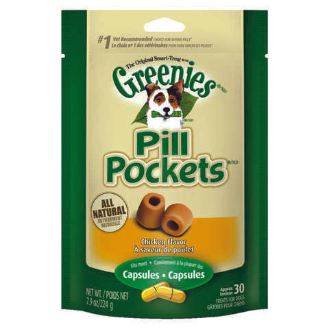Greenies Pill Pockets Chicken Treats For Dog 7.9 oz 30 pk