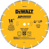 DeWalt XP 14 in. D Diamond Segmented Rim Circular Saw Blade 1 pk