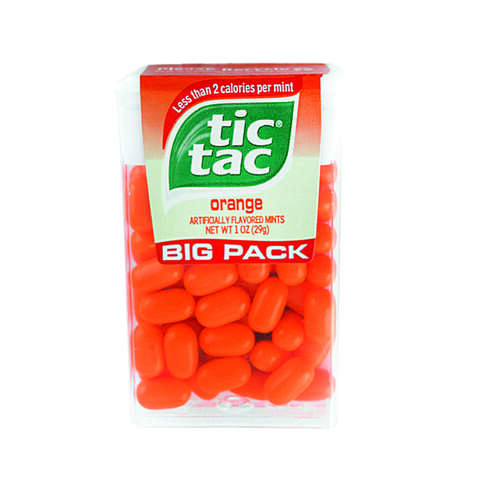 Tic Tac Orange Mints 1 oz, Pack of 12
