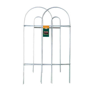 Panacea 8 ft. L X 32 in. H PVC White Garden Fence, Pack of 10