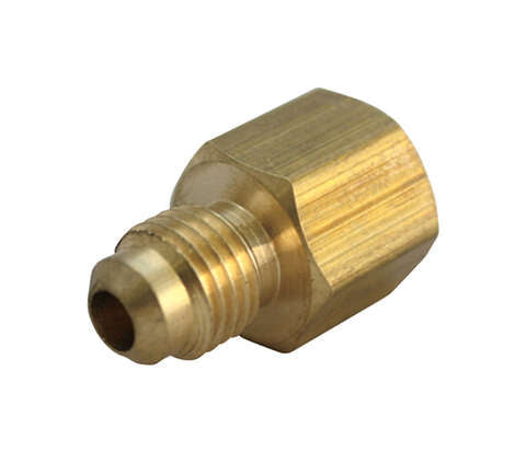 JMF Company 1/4 in. Flare X 1/4 in. D FPT Brass Adapter, Pack of 10
