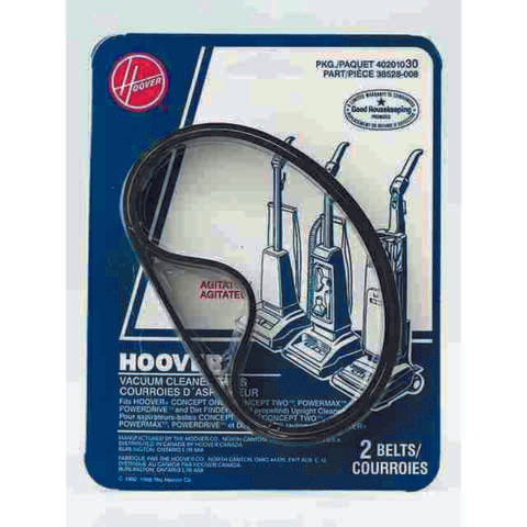 Hoover Vacuum Belt For Fits Hoover Convertible Decade 30 2 pk 30 Flat Belts