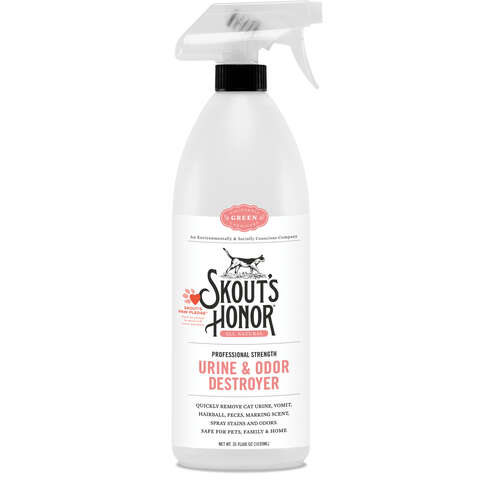 Skout's Honor Cat Liquid Pet Bed Odor/Stain Remover 35 oz