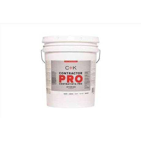 C+K Contractor Pro Flat White Paint Interior 5 gal
