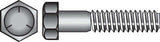 HILLMAN 7/16 in. D X 1-1/2 in. L Heat Treated Zinc Steel Hex Head Cap Screw 50 pk