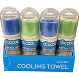 O2Cool Arcticloth Health and Beauty Cool Towel Cotton 1 pk, Pack of 12