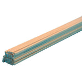 Midwest Products 1/16 in. X 1/16 in. W X 2 ft. L Basswood Strip #2/BTR Premium Grade, Pack of 60
