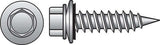 HILLMAN No. 10 X 1-1/2 in. L Hex Hex Head Screws w/Washers 100 pk