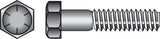 HILLMAN 1/2 in. D X 1-3/4 in. L Heat Treated Steel Hex Head Cap Screw 50 pk