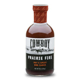 Cowboy Prairie Fire Hot and Spicy BBQ Sauce 18 oz, Pack of 6