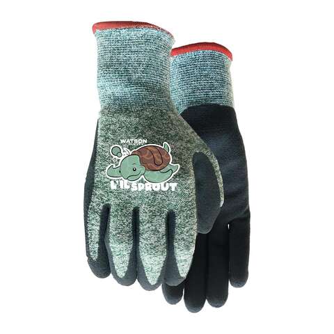 Watson Gloves Homegrown XXS Polyester Knit L'il Sprout Green Gardening Gloves