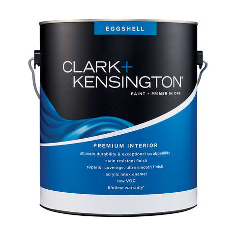 Clark+Kensington Eggshell Tint Base Neutral Base Paint + Primer Interior 1 gal, Pack of 4
