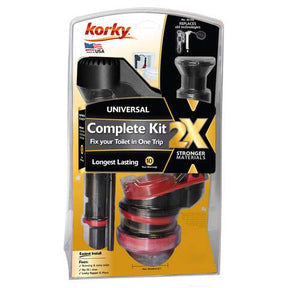Korky 2X Long Life Universal Complete 2-Inch Toilet Repair Kit