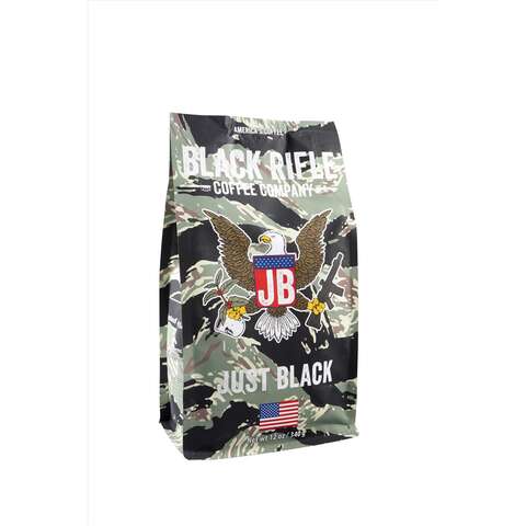 Black Rifle Coffee Company Just Black Roast Ground Coffee 1 pk, Pack of 6