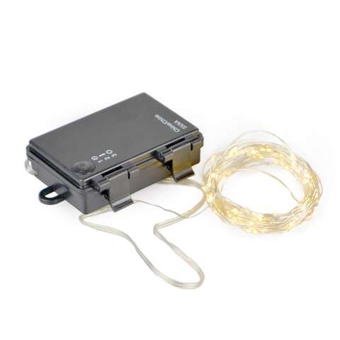 Celebrations LED Micro Dot/Fairy Clear/Warm White 50 ct String Christmas Lights 16.3 ft., Pack of 12