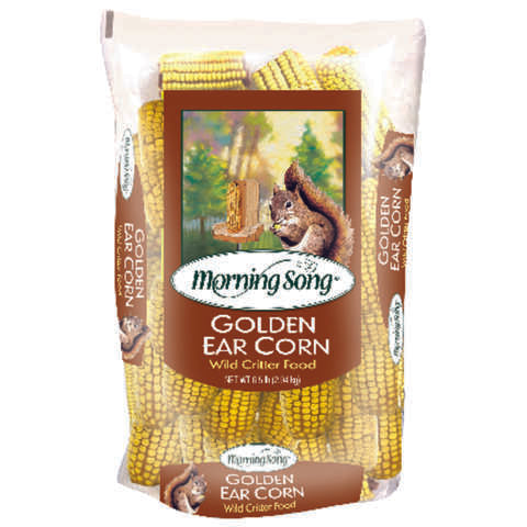 Morning Song Golden Ear Corn Wildlife Corn Squirrel and Critter Food 6.5 lb, Pack of 6