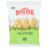 Boulder Canyon Jalapeno Kettle Cooked Potato Chips 2 oz Pegged, Pack of 8