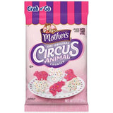 Mother's Grab N' Go Original Circus Animal Cookies 3 oz Bagged, Pack of 6