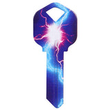 HILLMAN Wackey Lightning House/Office Universal Key Blank KW1 Single, Pack of 6
