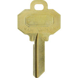HILLMAN Traditional Key House/Office Key Blank BW2 Single For Baldwin Locks, Pack of 10