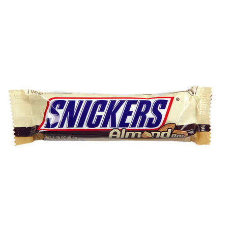 Snickers Milk Chocolate, Caramel, Almonds, Nougat Candy Bar 1.76 oz, Pack of 24