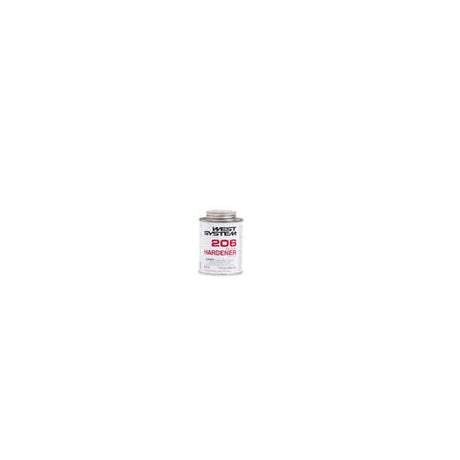 West System 206 Hardener Extra Strength Epoxy Clear Slow Hardener Curing Agent 7 oz
