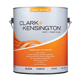 Clark+Kensington Semi-Gloss Black House & Trim Paint & Primer Exterior 1 gal, Pack of 2