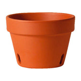 Deroma 5.8 in. H X 8.3 in. W X 8.3 in. D X 8.3 in. D Clay Orchid Pot Terracotta, Pack of 12