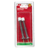 Ace 3 in. W Metal Chrome Yellow Spring Door Stop Mounts to door and wall 0 in., Pack of 5