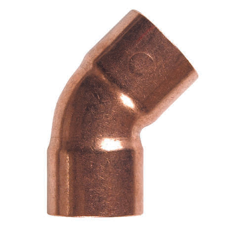 NIBCO 3/8 in. Sweat X 3/8 in. D Sweat Copper 45 Degree Elbow 1 pk