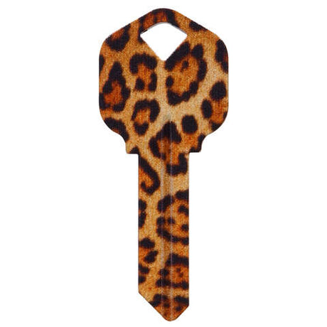 HILLMAN Wackey Leopard House/Office Universal Key Blank KW1 Single, Pack of 6